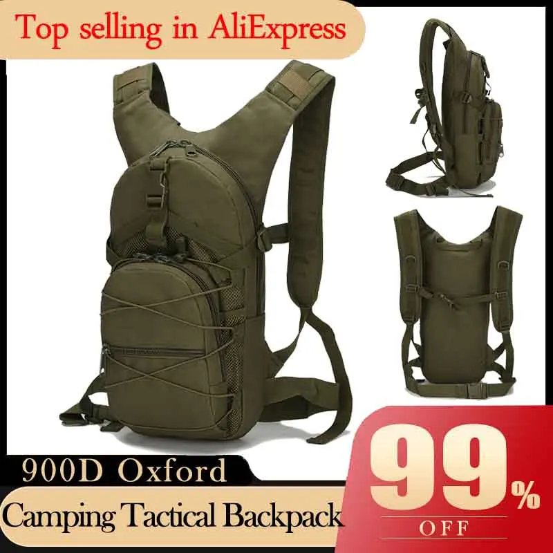 

Тактическая армейская камуфляжная сумка для воды, военный тактический рюкзак, Рюкзаки Для Путешествий, Походов, Кемпинга, охоты, скалолазан...