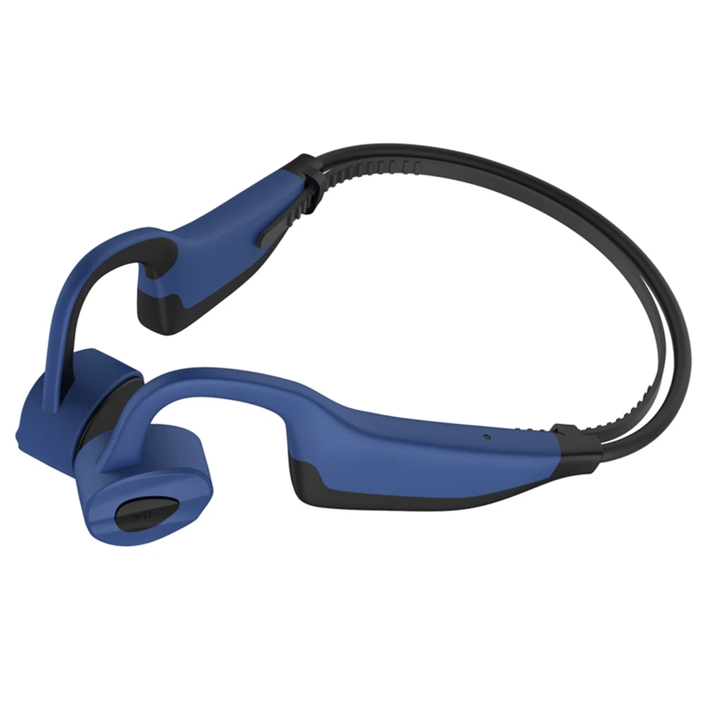 

Bone Conduction Headphones Wireless Bluetooth5.0 Waterproof Sports Earphones with Mic 16GB RAM for Running Swimming B