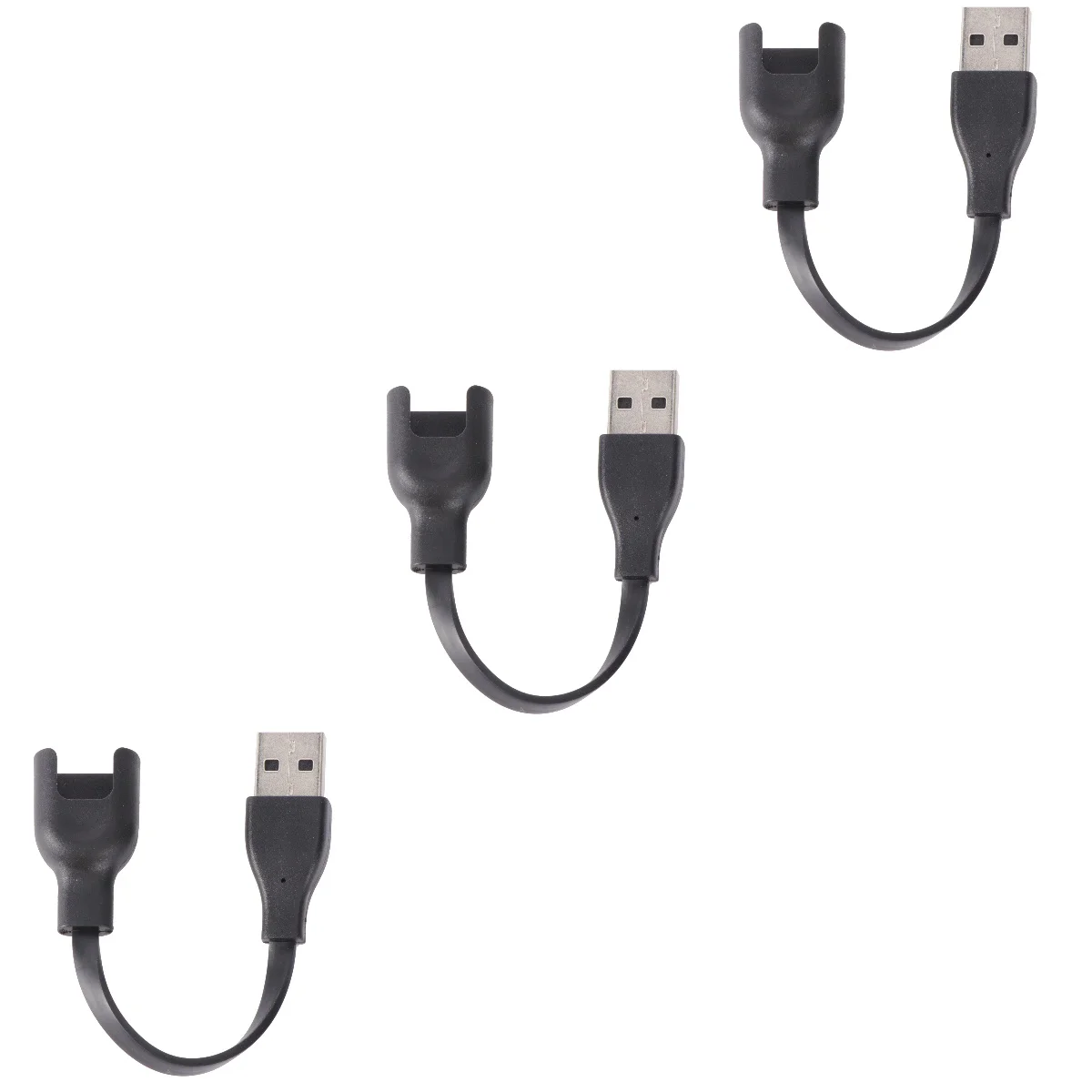 

3pcs Integrated Protection Charger For Huawei band3 pro band 3e(Black)