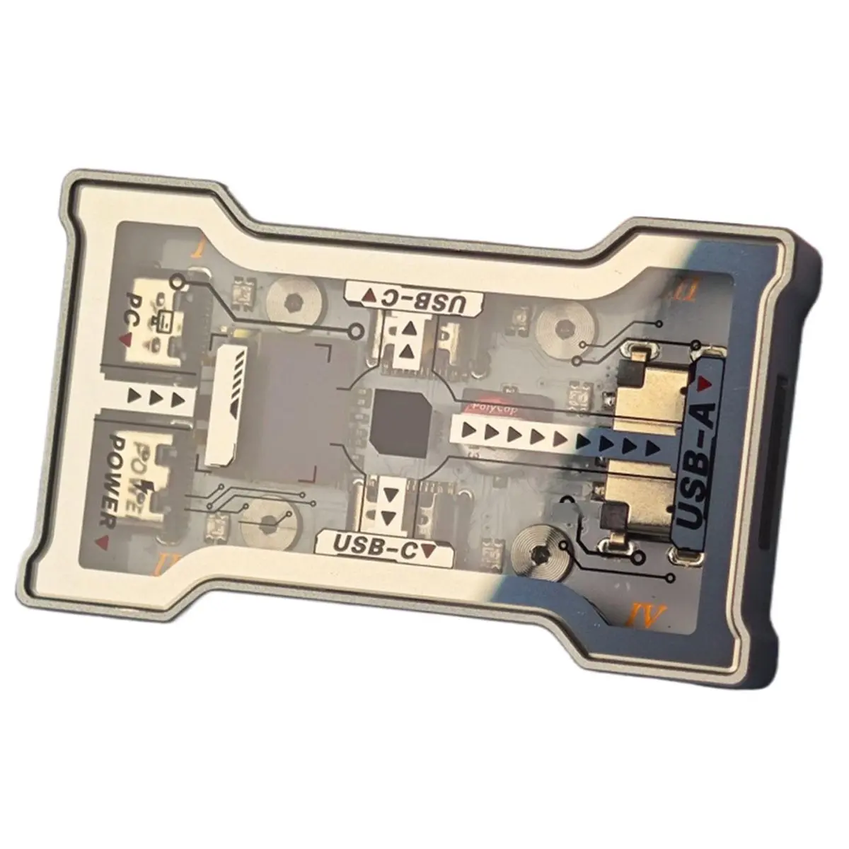 Фото Мега-распродажа 618: HMLAB HUB Lite — игровой USB-хаб с 2-3 портами, высокоскоростной (8K Hz), OLED-дисплей с кнопочным управлен №5