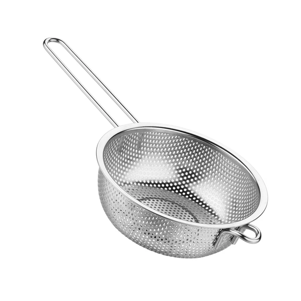 

Colander Strainer Basket Spoon Steel Mesh Kitchen Rice Stainless Skimmer Bowl Vegetable Washing Fruit Drain Wash Strainers Ladle