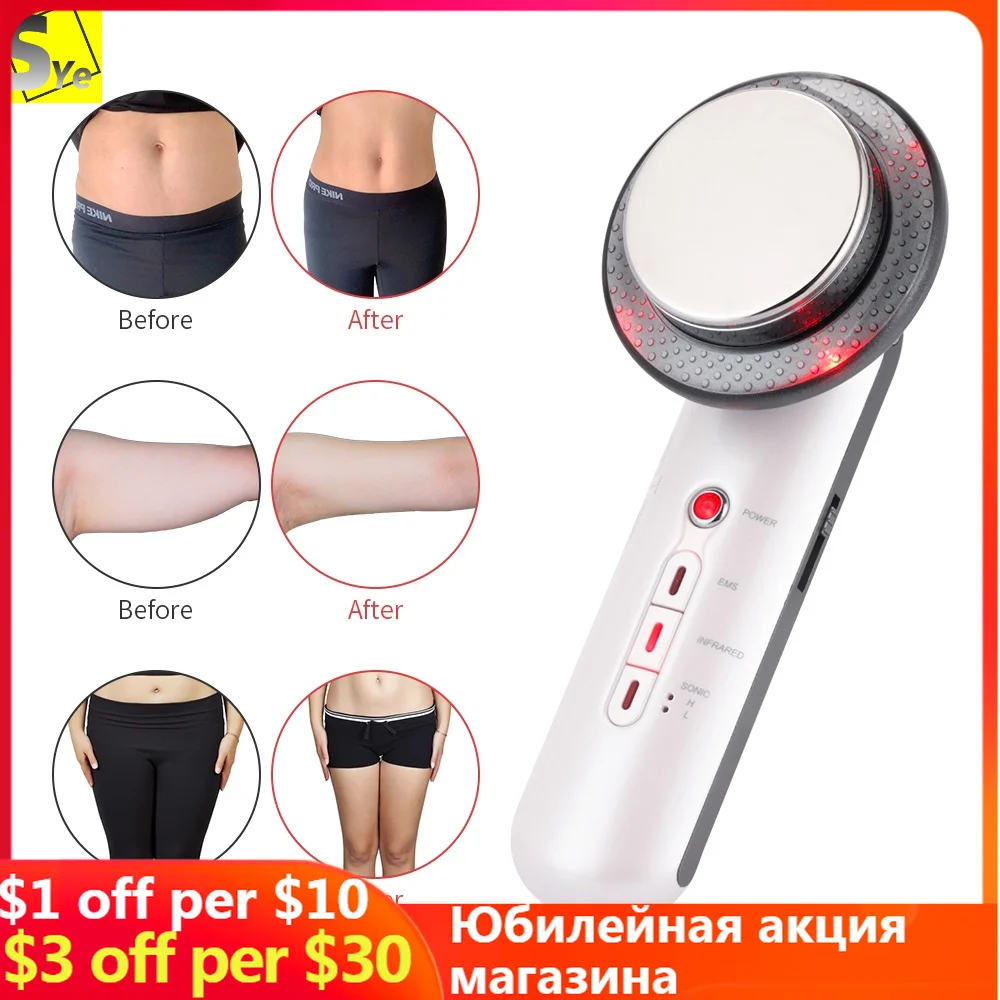 

Ultrasound Cavitation EMS Fat Burner Body Slimming Massager Weight Loss Machine with Patch Lipo Anti Cellulite Galvanic Infrared