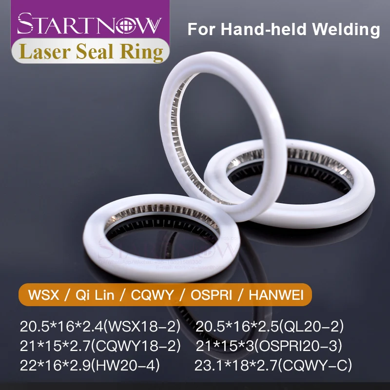 

Уплотнительное кольцо Startnow для режущего аппарата QiLin WSX HANWEI CQWY 18x2 20x3, защитное кольцо для лазерной сварки