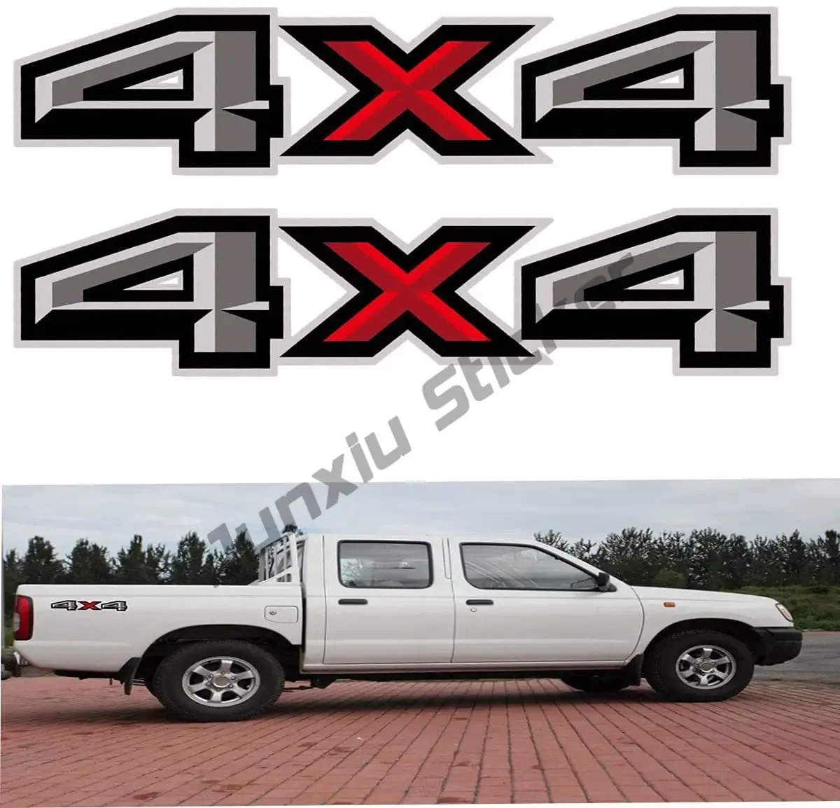 2 шт. 4x4 наклейки для гоночного ралли внедорожного грузовика с Ford F150 F250 F350