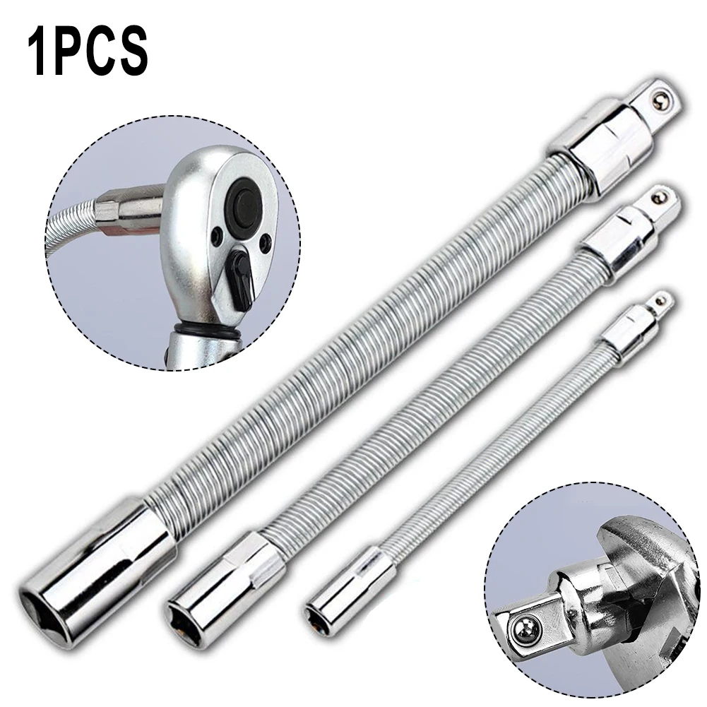 

Drive Flexible Socket Extension Rod Metal Shaft Connecting Rod Hand Spanner Drill Adjustment Ratchet Wrench Tools Accessories