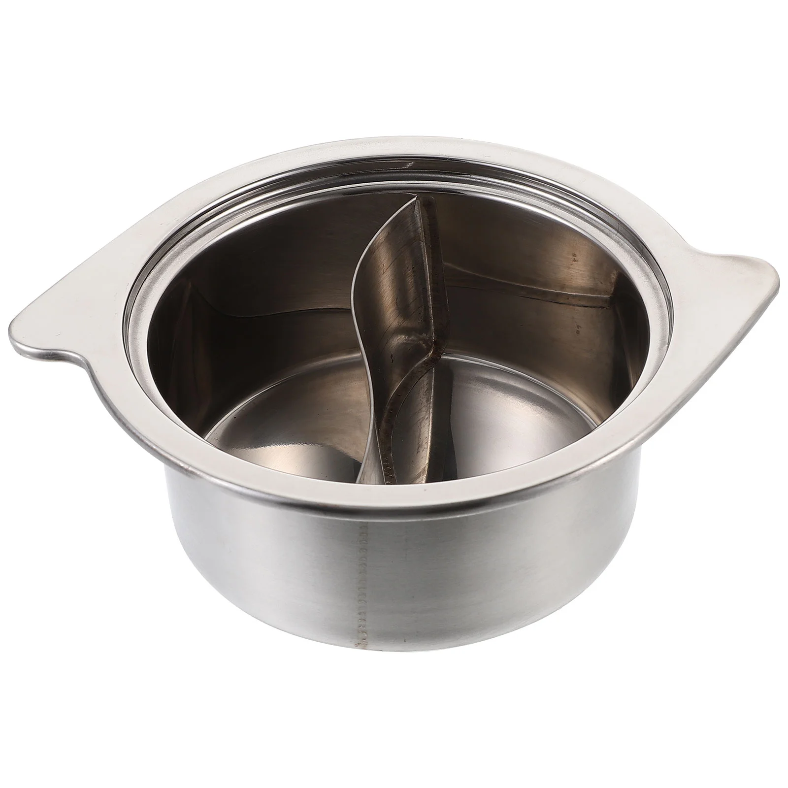 

1pc Multi-purpose Pot Restaurant Soup Pot Kitchen Stainless Steel Pot Mini Pot Random Style