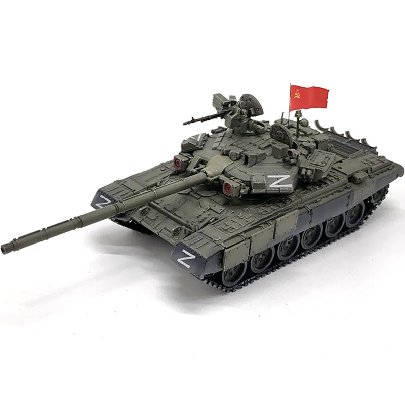

Model 1:72 Scale Russian Special Military Operations T-90A Tank Toys Diecast Armored Vehicle Collection Decoration Display Adult