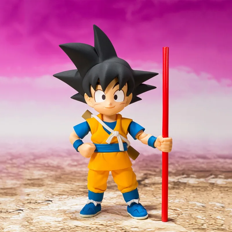 Bandai оригинальный аниме Dragon Ball Daima Son Goku Kakarotto S.H.Figuarts Mini 7 см Коллекционная модель