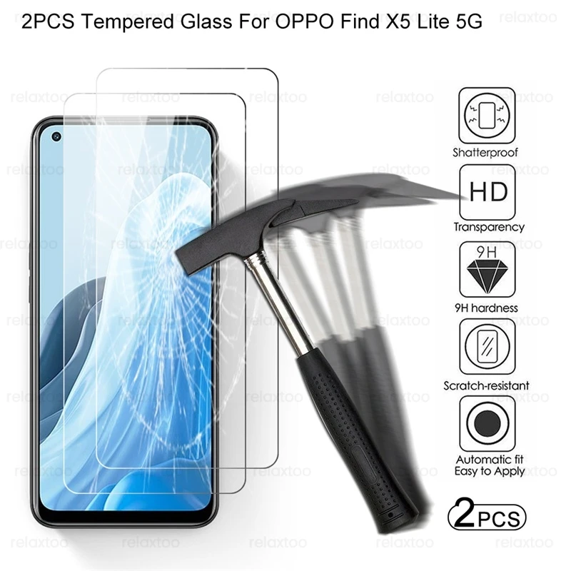 

Закаленное стекло для OPPO Find X5Lite X 5 X5 Lite, 4 шт.
