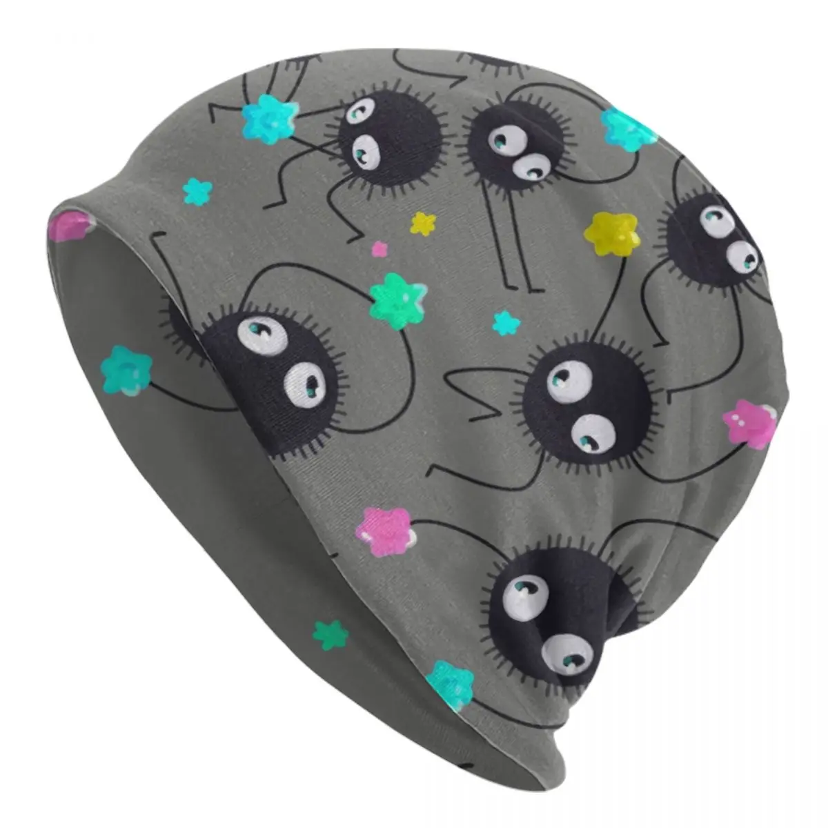 Шапки на заказ Kawaii Soot Sprites Totoro крутая вязаная шапка осенне-зимняя теплая в стиле