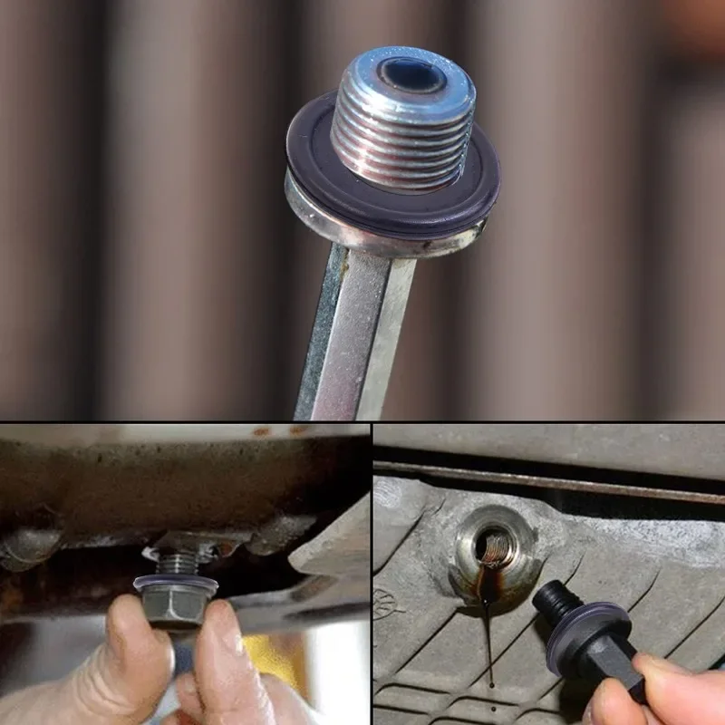 Автомобильный сливной винт масляного поддона резиновая прокладка M12/M14 пробки