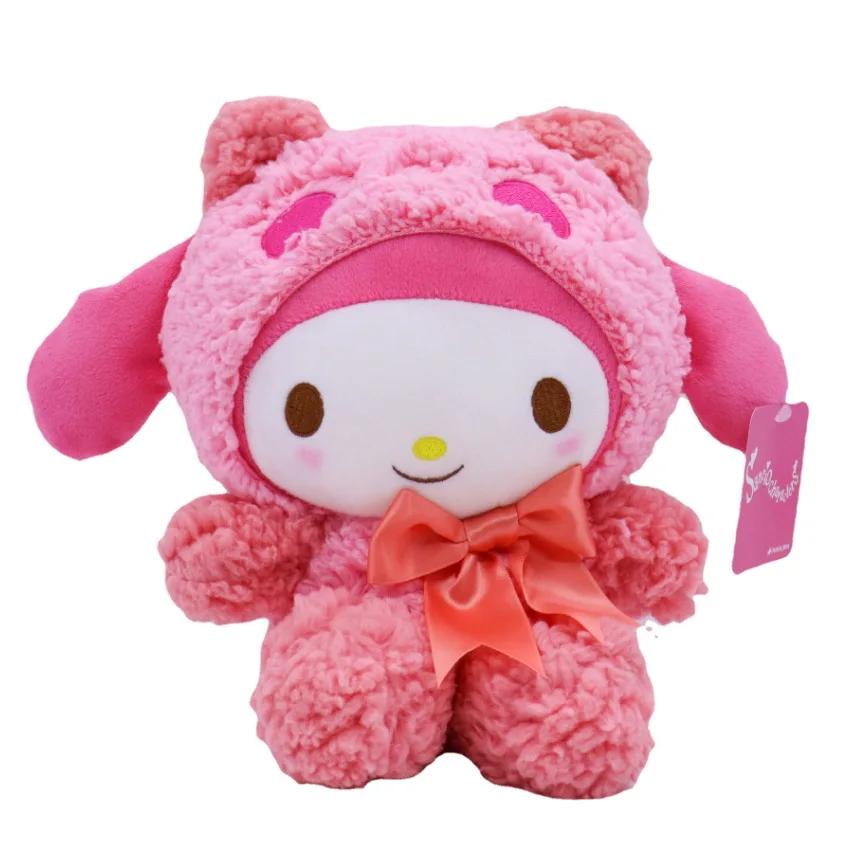 

25Cm Japanese Sanrio Cinnamorol Cartoon Around Become A Bear Mymelody Hello Kitty Pochacco Plush Doll Plush Toys Fast Delivery
