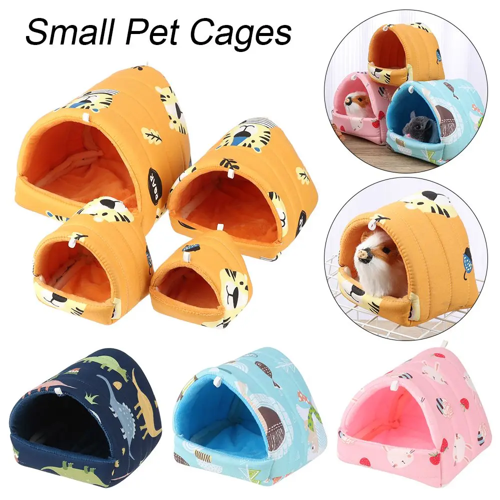 

Soft Rabbit Squirrel Winter Mini Cage Guinea Pig Nest Small Animal Sleeping Bed Hamster House Warm Mat