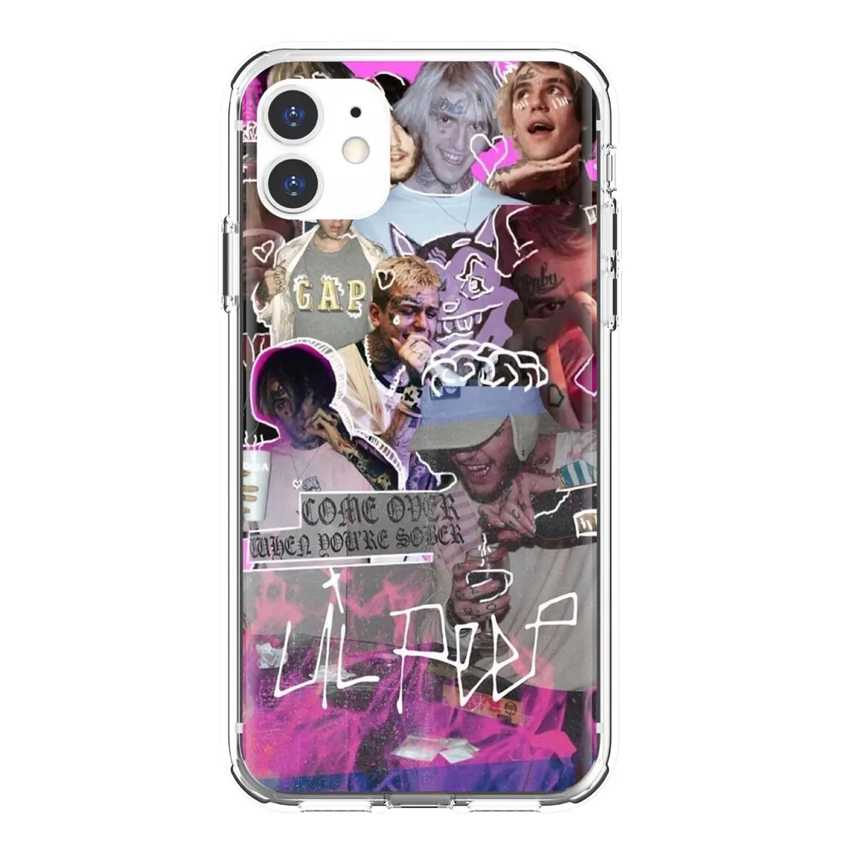 Для iPhone 10 11 12 13 Mini Pro 4S SE 5C 6 6S 7 8 X XR XS Plus Max 2020 мягкий кожаный чехол Lil-Peep-Lil-Bo-Peep |
