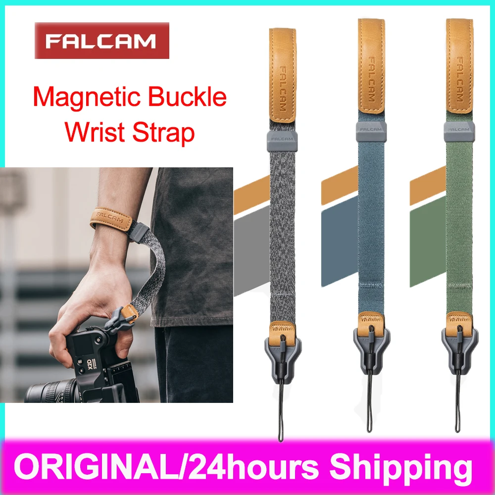 Фото FALCAM Maglink ремешок на запястье с быстрой магнитной пряжкой, высокая износостойкость для камеры Canon Sony Nikon, регулируемый 210-280 мм №1