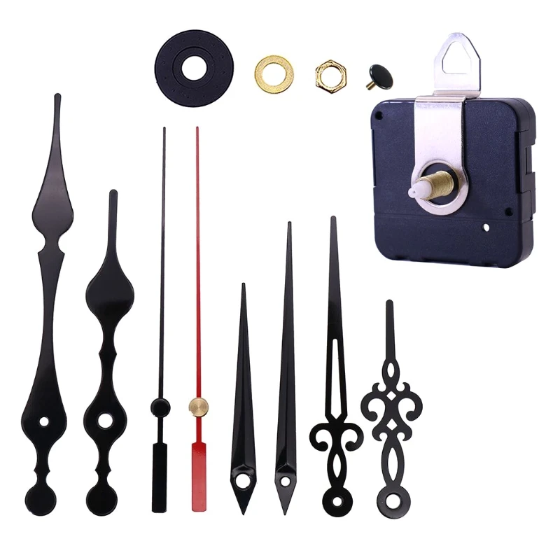 Silent Quartz Clock Movement Long and Short Shaft |