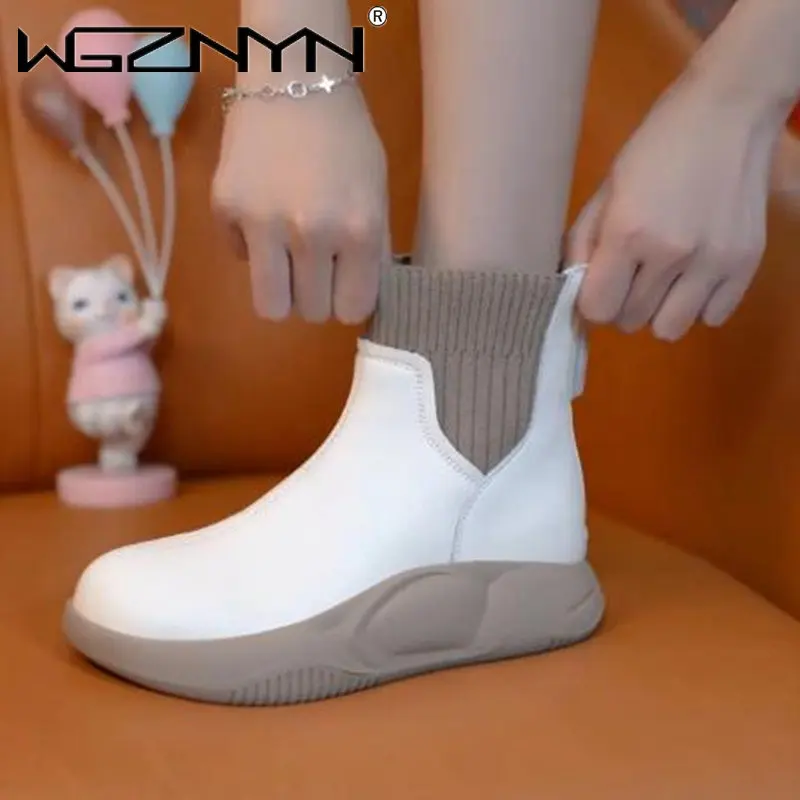 

Популярные женские модные удобные ботинки на осень и зиму, новинка 2023, повседневная женская обувь, короткие ботинки, женские ботинки в брита...