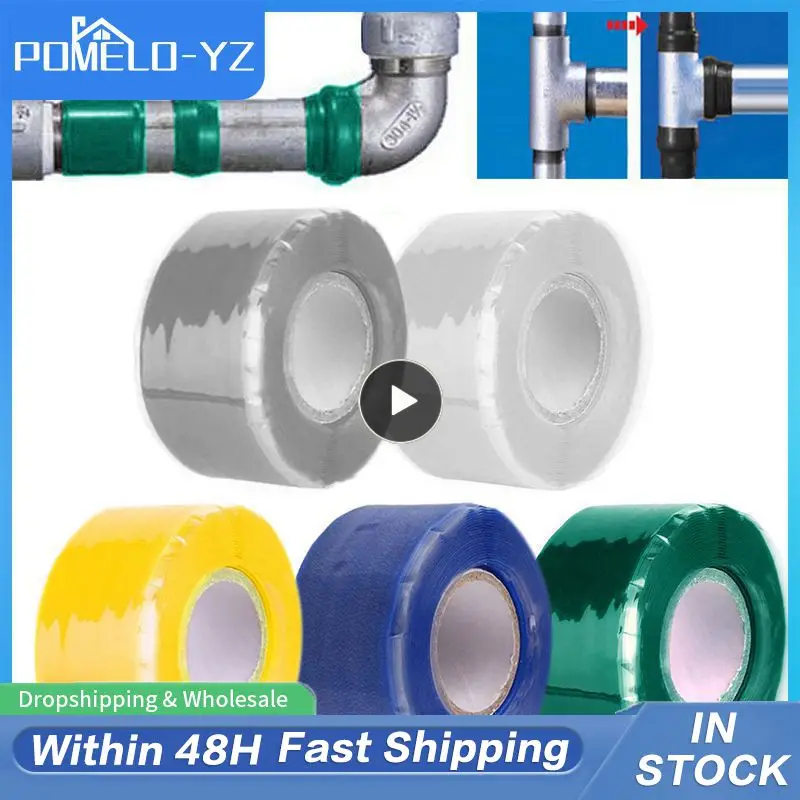 

1.5/ Waterproof Silicone Performance Self-adhesive Repair Tape Strong Black Rubber Silicone Bonding Tape Self Fusing Wire Tape