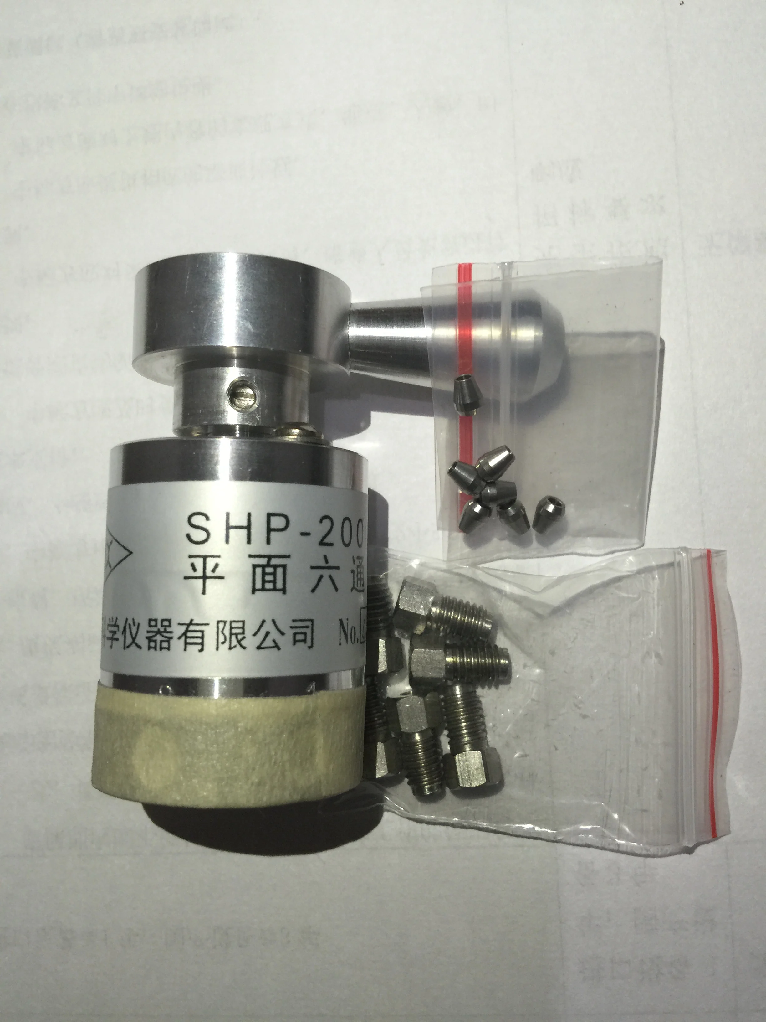 Газовая хроматография шестипортный клапан Хроматографический Инжекционный