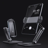 universal adjustable desktop mobile phone holder tablet stand aluminum alloy folding for iphone ipad table cell phone stand