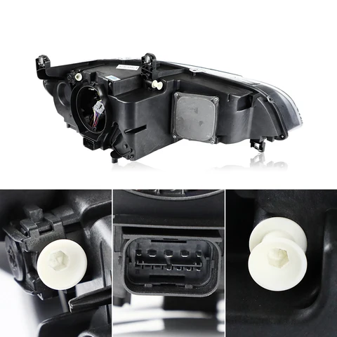 Фара в сборе для Bmw X5 E70 2008 2009 2010 2011 2012 2013, модель светодиодных передних дневных ходовых огней, указатели поворота