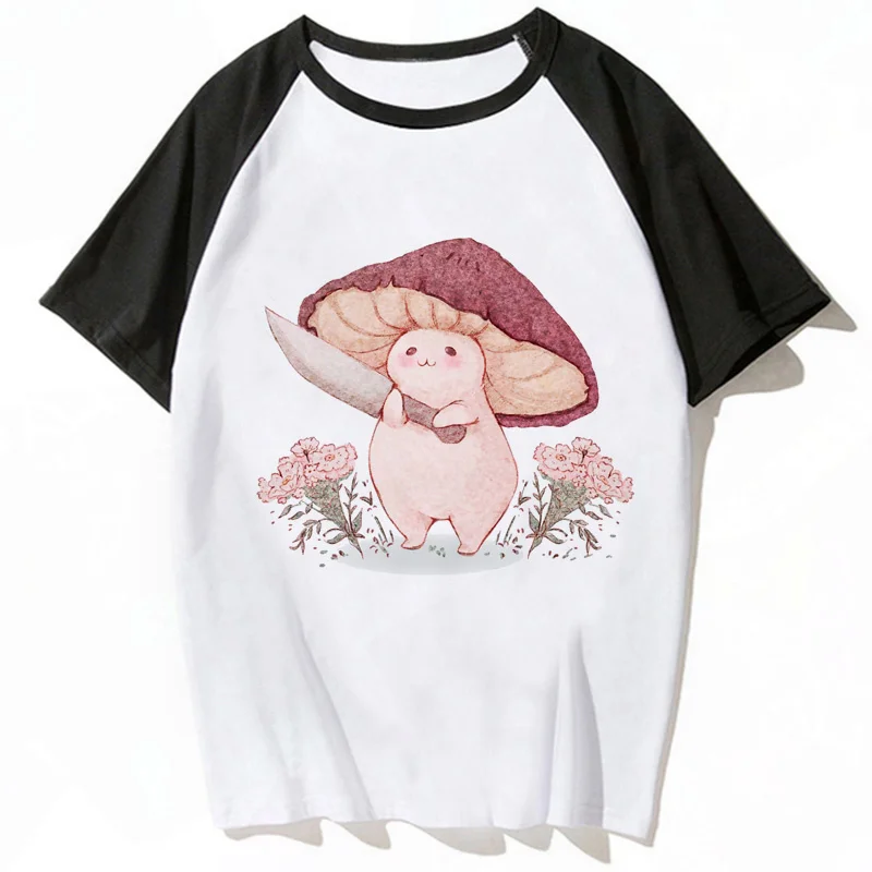 

mushroom t shirt men print anime funny streetwear t-shirt anime