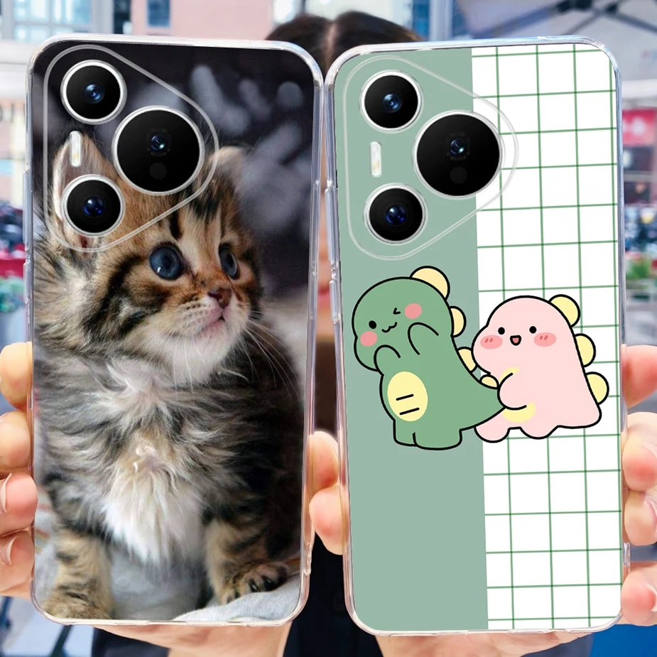 Чехол для Huawei Pura 70 Pro задняя крышка новый модный чехол с рисунком мягкий тонкий