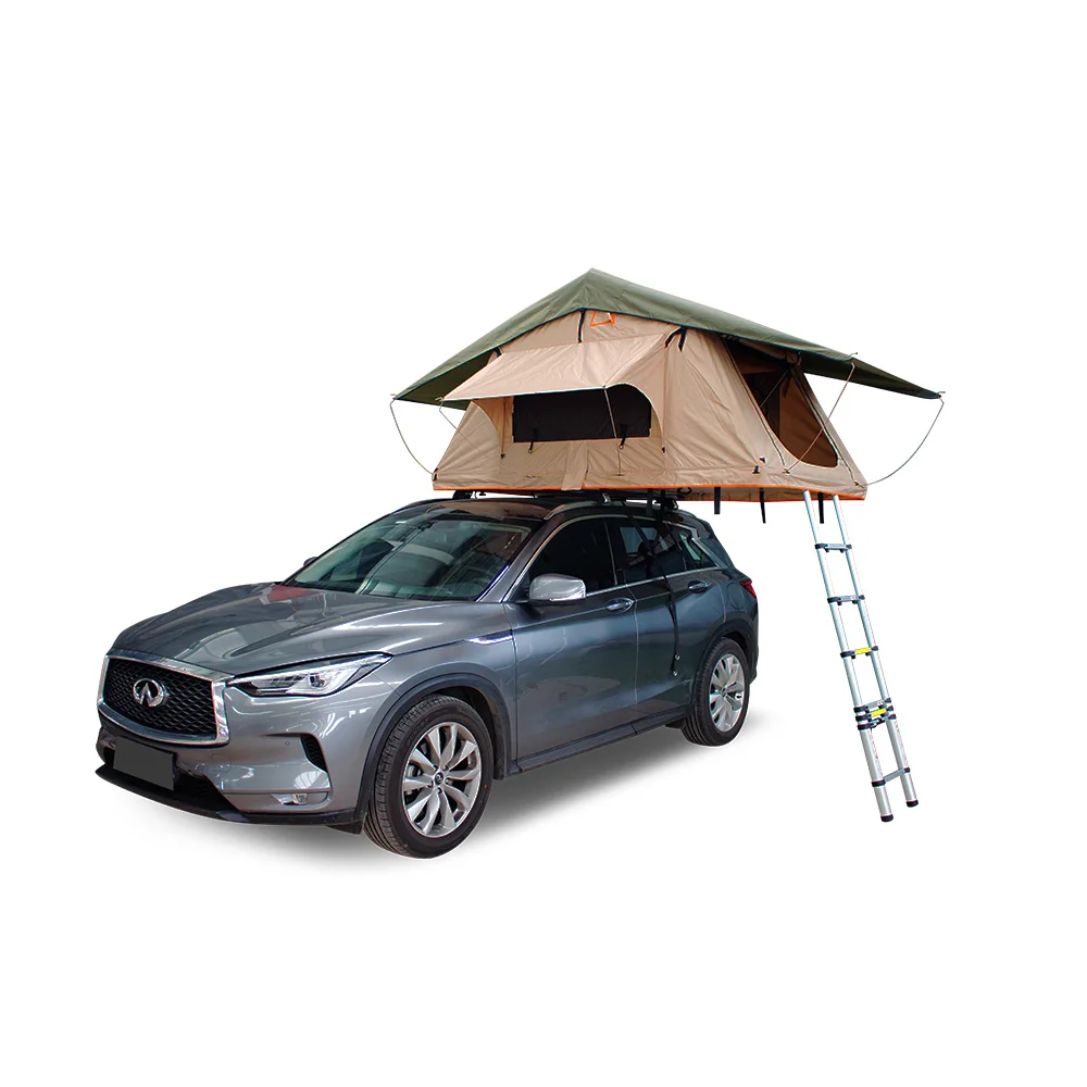 

Outdoor Waterproof 4x4 Camping Car Roof Top Tent For 3-4 Person