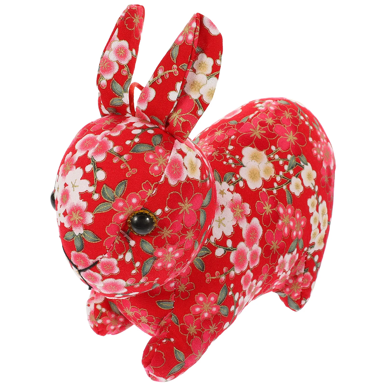 

Rabbit Plush Bunny Year Mascot Stuffed Chinese Animal The New Animals Toy Zodiac Easter Toys Figurine Ornament Decorations Room