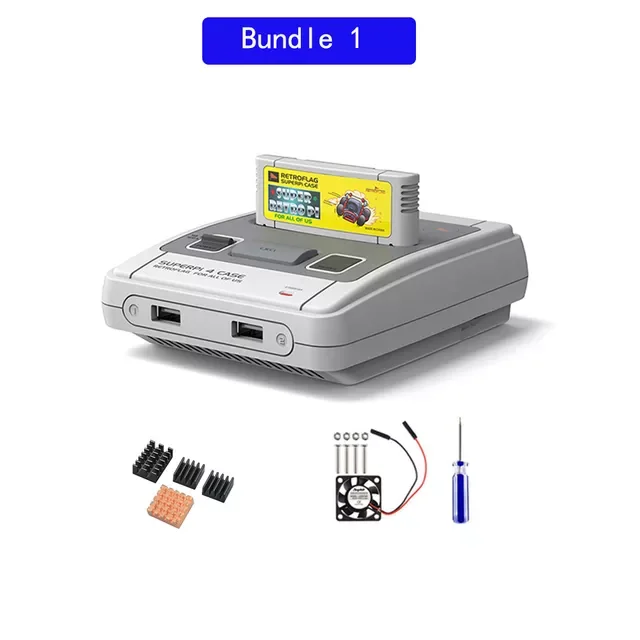 

Retroflag Superpi 4 Case Raspberry Pi Case with Safe Shutdown Retroflag Case-J for Raspberry Pi 4 Model B