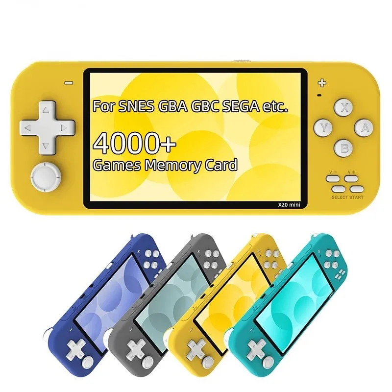 

Mini Retro Handheld Console 4.3 inch Portable Video Game for MAME/CPS/GBA/NES/GB/SEGA/NEOGEO/GBC/SNES Emulators Free shipping