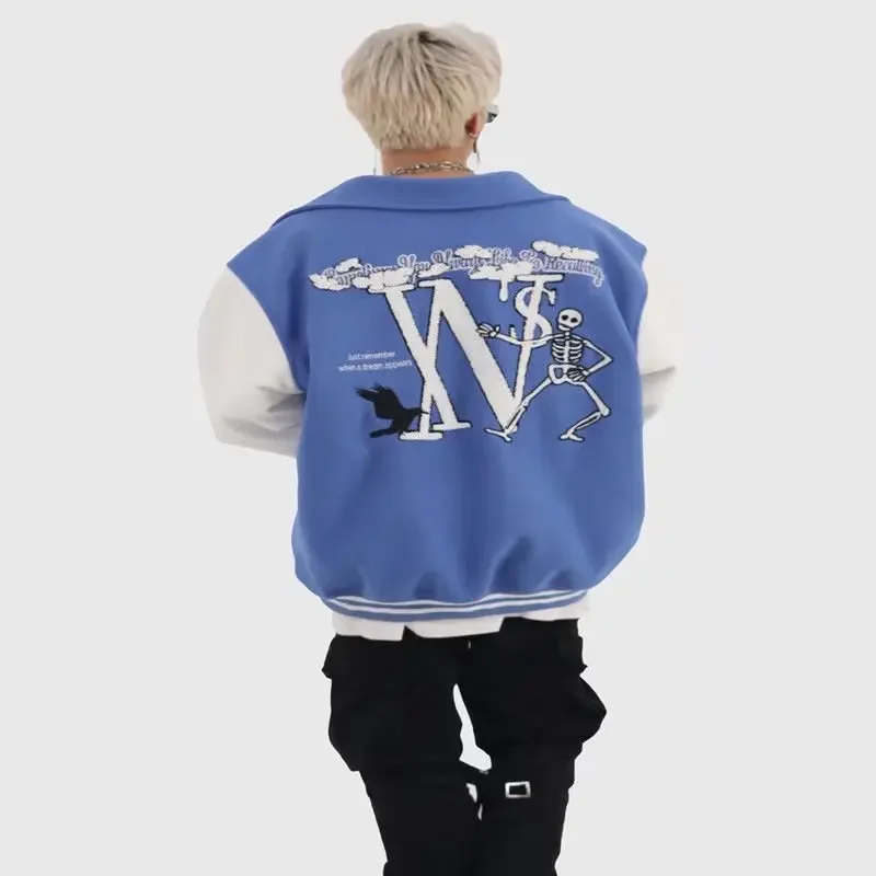 2023 модная парная куртка свободного кроя теплая цветная повседневная молодежная