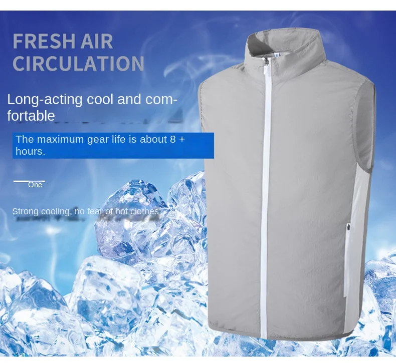 Жилет охлаждающий для мужчин и женщин жилет без рукавов с охлаждением через USB