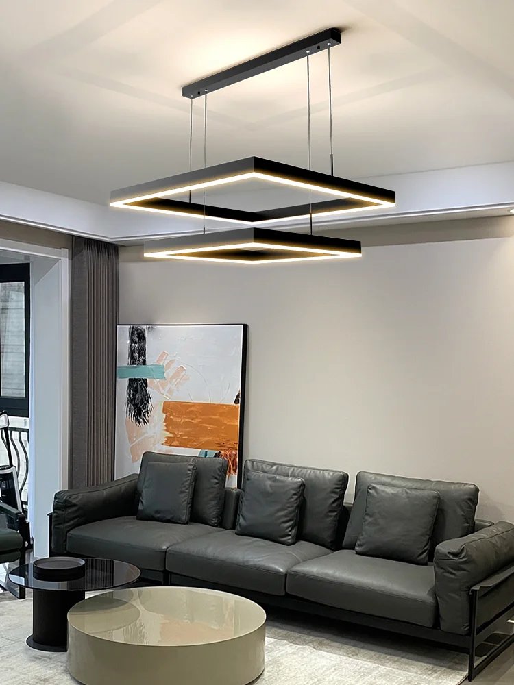 Светодиодное освещение подвесные светильники современная люстра большая