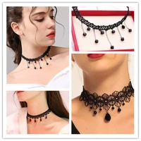 new exquisite joker velcro tape sequin beaded collar necklace lace clothes patches for clothing banquet party charm riverdale