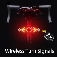 electric bicycle wireless remote control turn signal light bicycle braking light wireless horn usb cycling warning lantern