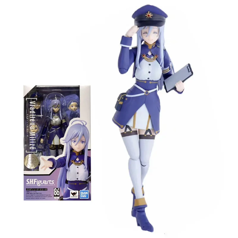 

Фигурки героев аниме BANDAI Spirit S.H. Фигурка Vladilena Mirizé 86-восемьдесят SIX-ПВХ коллекционные игрушки для мальчиков оригинальный подарок