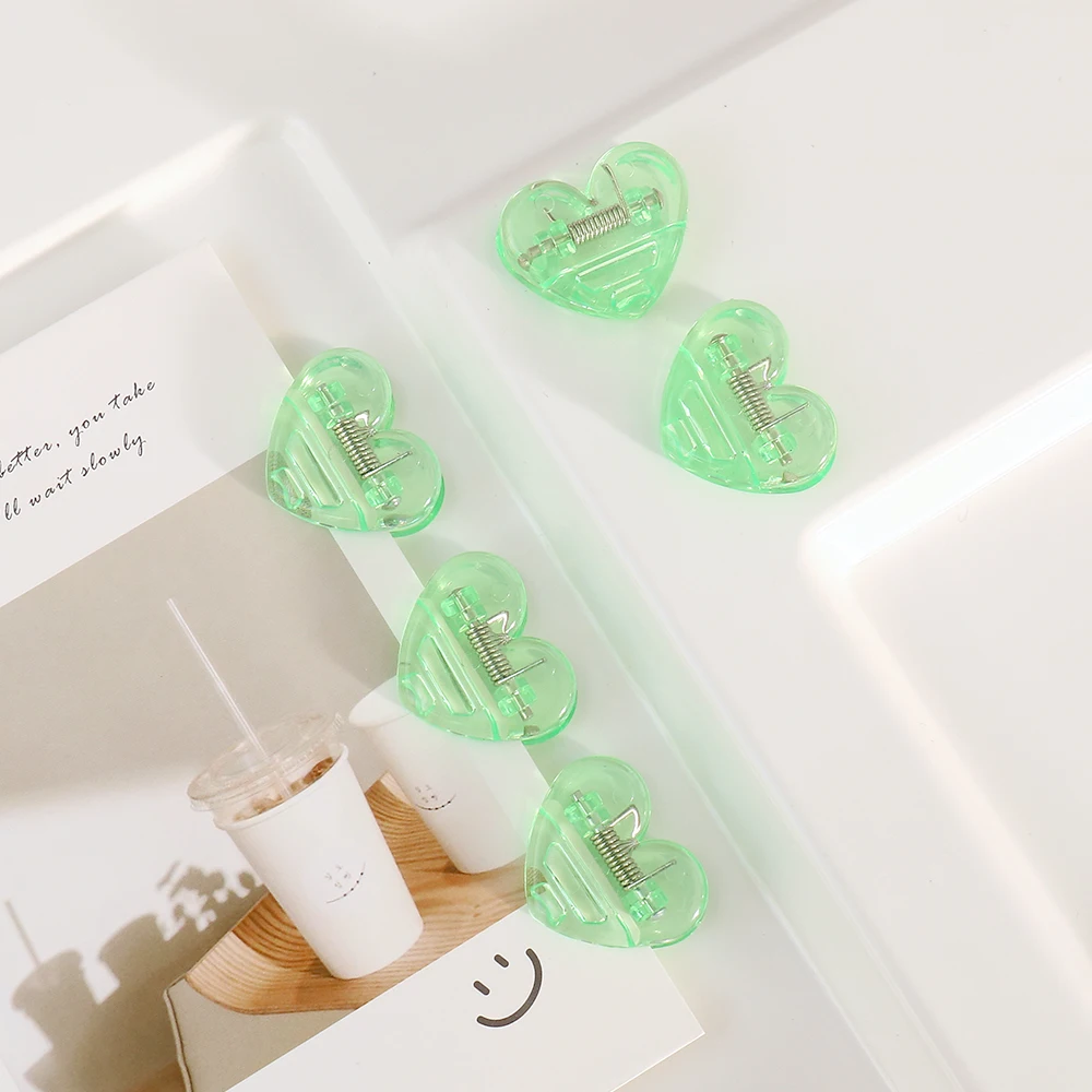 10 шт. зажимы для бумаги в виде сердца