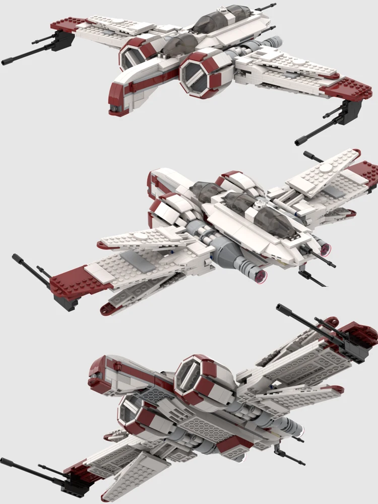 

MOC ARC-170 Star fighter AssembledMOC V-Wing reconnaissance aircraft super aircraft Star fighter Block Assembled Block Gift Toy