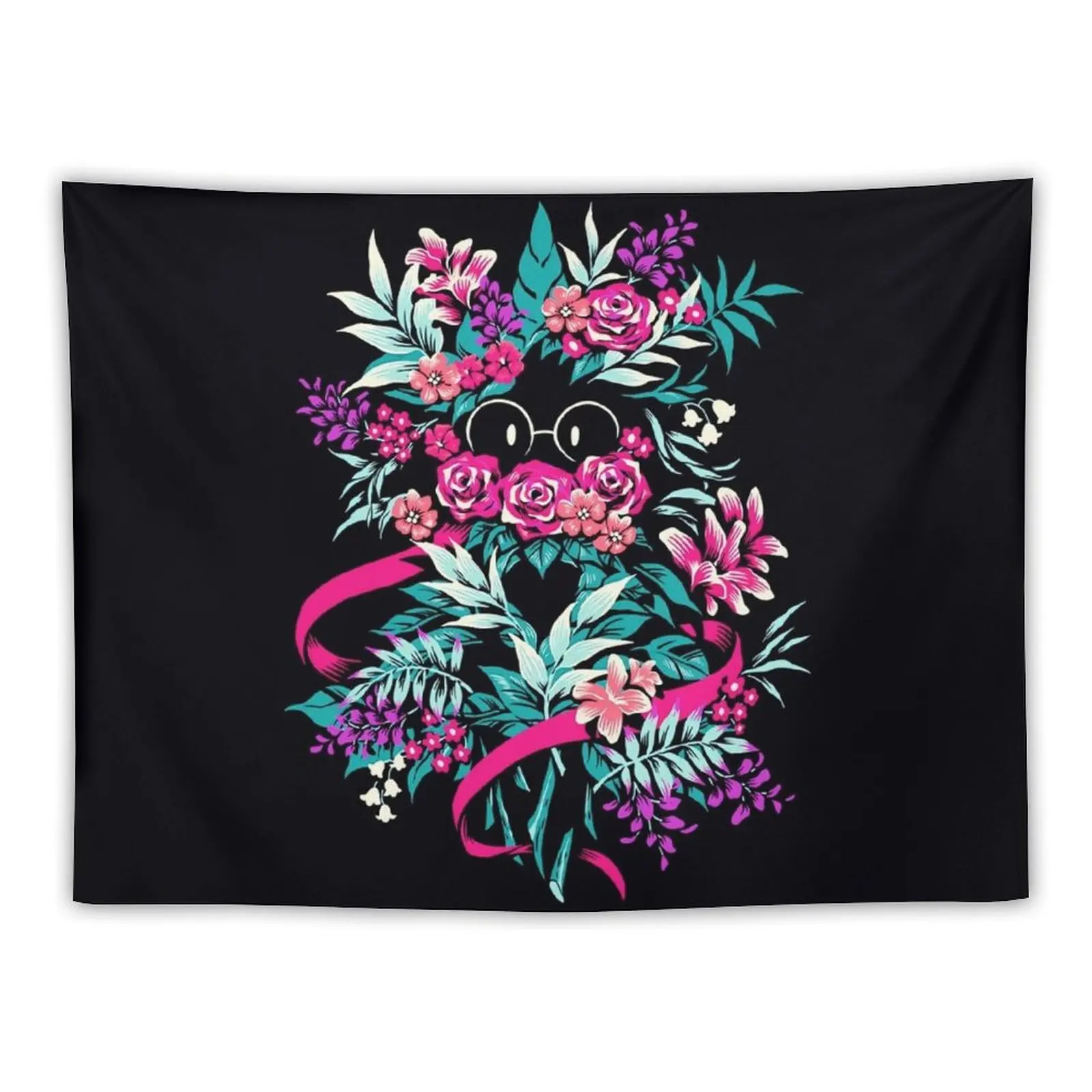 Deltarune Spamton Merch Ralsei цветочный гобелен грибное украшение для комнат дома