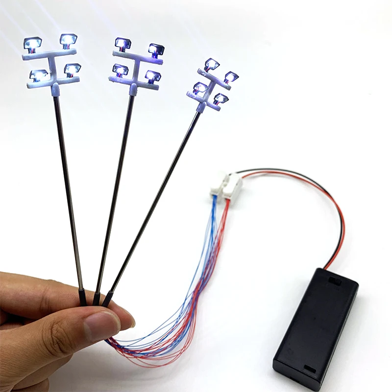 

2 шт., настольная башня, модель фонарей, раскладка светильников для поезда/сада/игровой площадки/стадиона