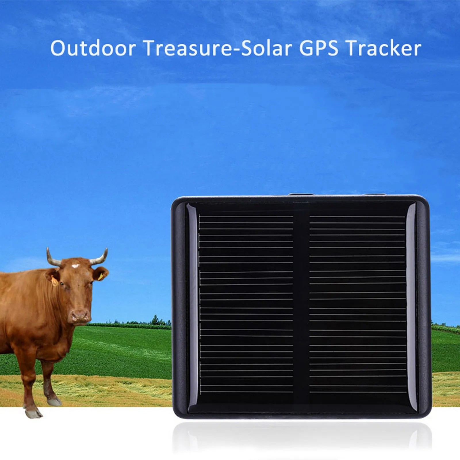 

Mini Solar Pet GPS Tracker Waterproof WIFI For Cattle Cow Sheep Horse Camel Locator Tracking Device Pet Collar Accessories