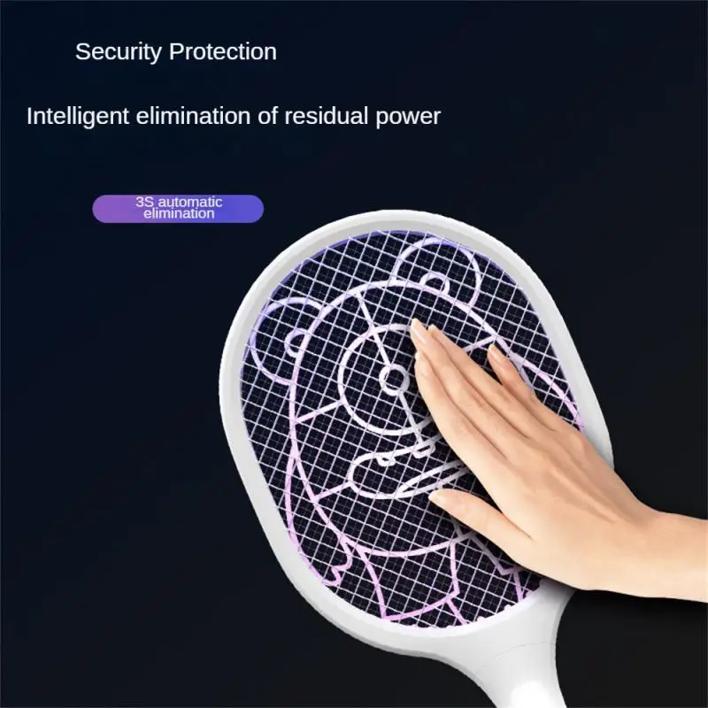 

Electric Mosquito Racket Killer Rechargeable Household Super-strong Lithium Battery Handheld Insect Fly Mosquitos Killer