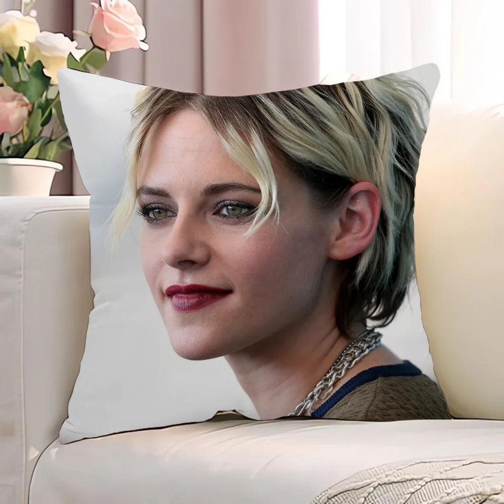 Аниме Кристен Стюарт Наволочка Декоративная Плюшевая Квадратная 45x45