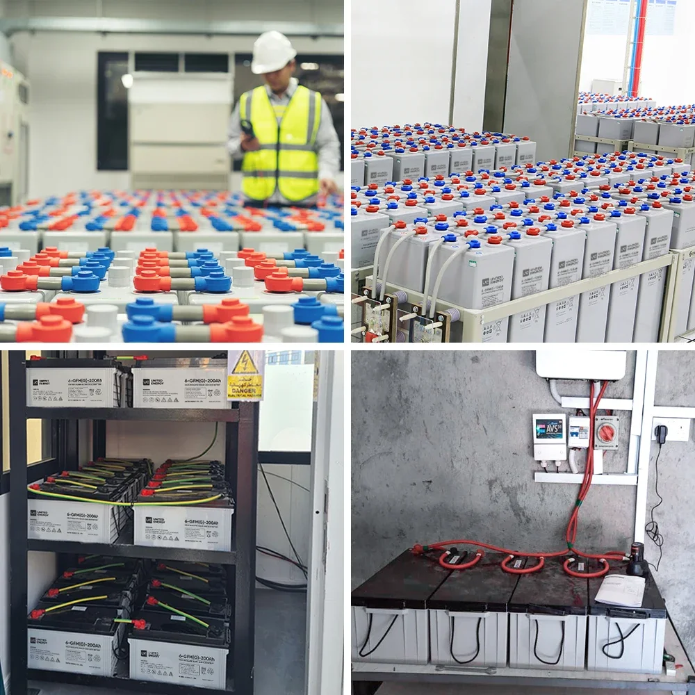 Гелевая солнечная батарея UE 12 В Вольт 200 ач Ач Agm глубокого цикла плюс