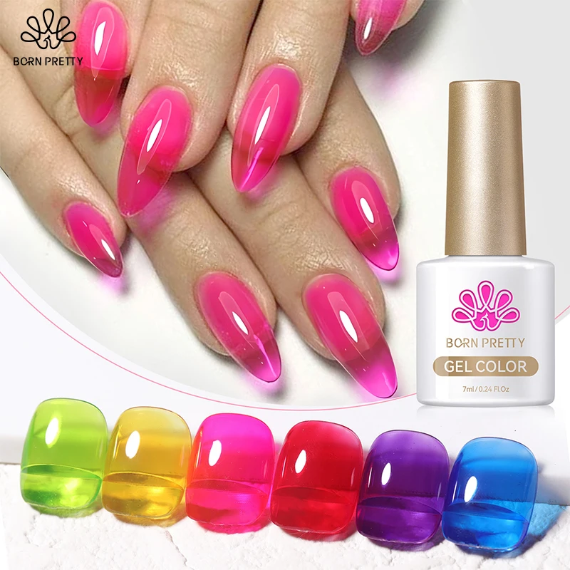 Набор лаков для ногтей BORN PRETTY Neon Garden Ice Jelly Gel