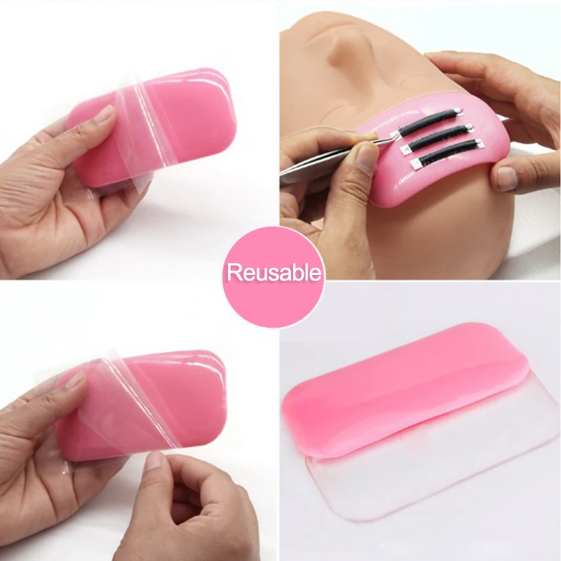 Силиконовая накладная подставка для накладных ресниц