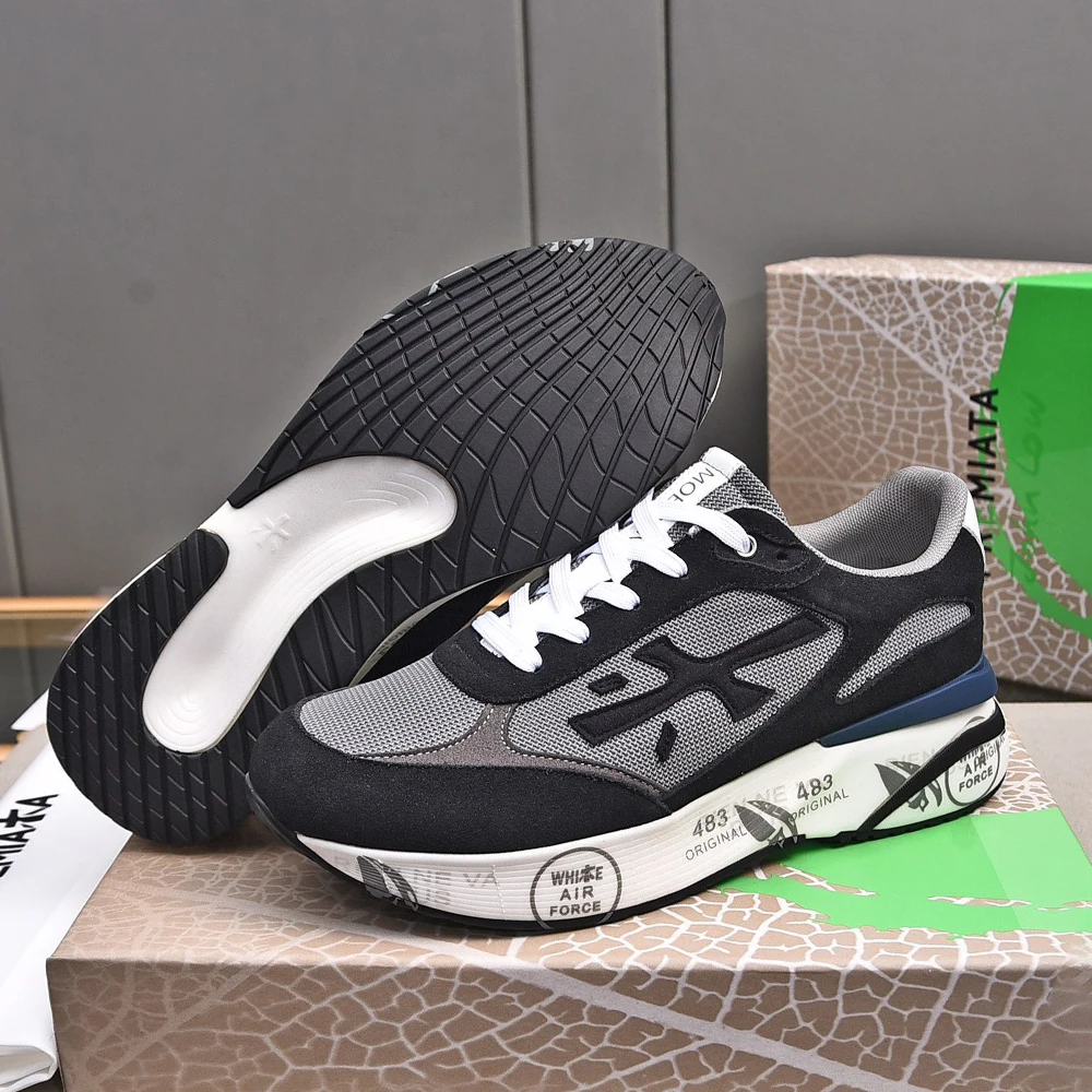 PREMIATA/мужская легкая роскошная нишевая простая удобная сетчатая дышащая