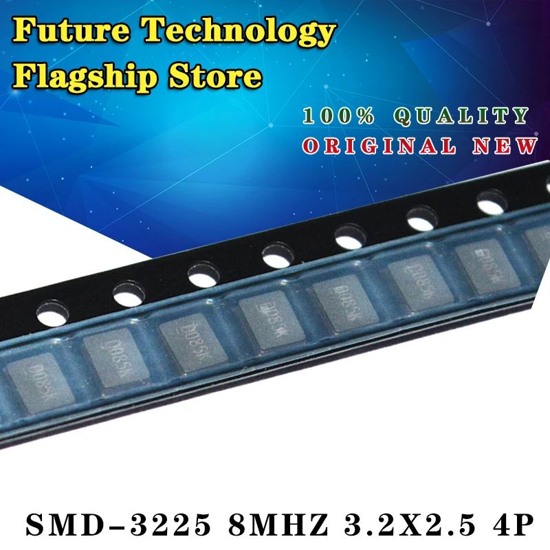 

SMD-3225 SMD passive quartz crystal 8mhz 8m SMD crystal 3.2*2.5 4 feet 1pcs