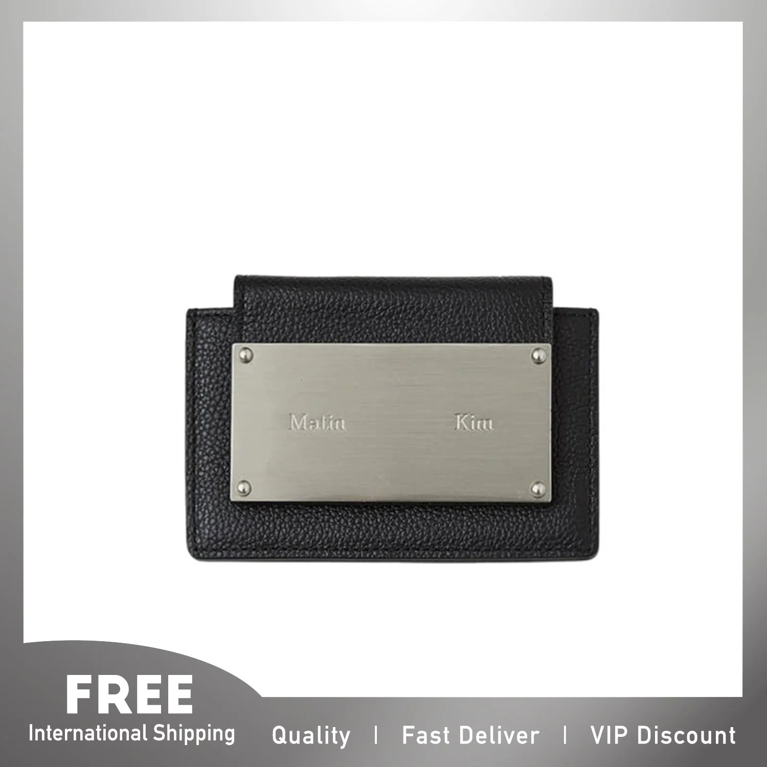 

New Chic Design Matin Kim Designer Brand Wallet Classic Calf Leather Wallet for Women Men Unisex Minimalist